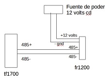 conectar fr1200 a tf1700