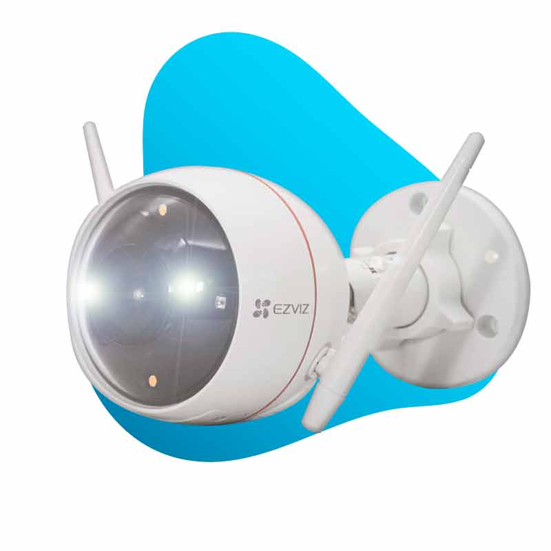 camara ezviz c3w 2 mp luz