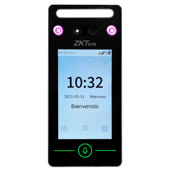 biometrico facial zkteco speedface v4l