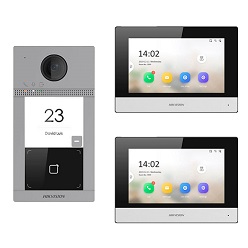 videportero ip hikvision wifi 2 monitores
