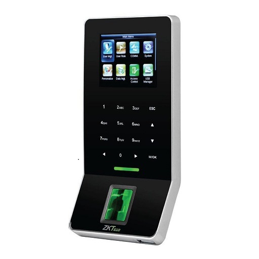 reloj checador huella digital zkteco f22id